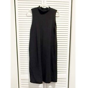 Liz Claiborne Sleeveless Mock Neck Black Dress – Petite Medium